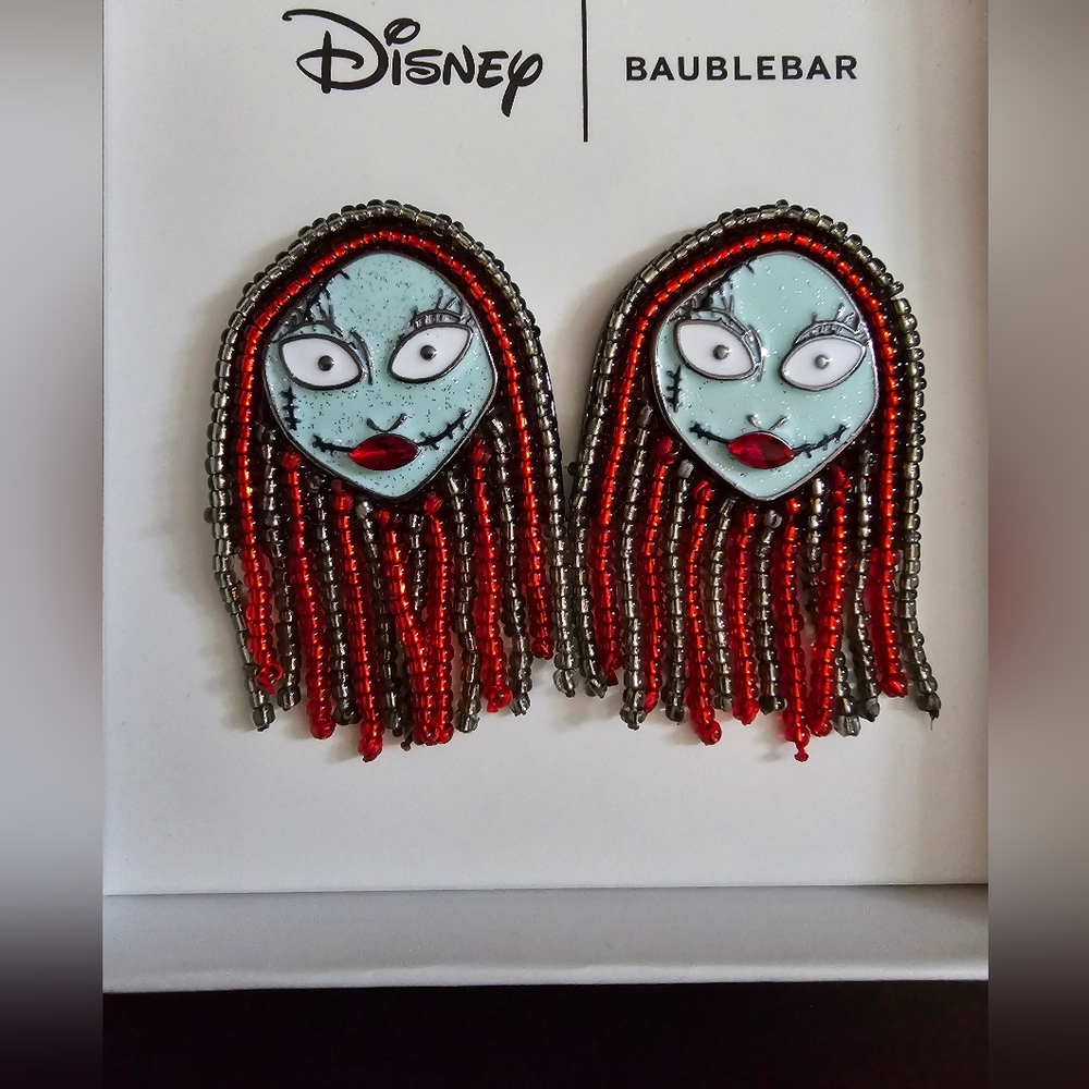 Baublebar Nightmare Before Christmas Sally Earrings! NWT!